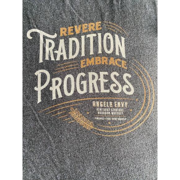 Mens Angels Envy Distillery Tee Size Large Pre Owned Gray - Picture 2 of 5